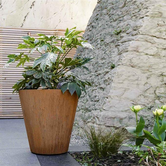 Planteurs réglables en métal de support de fer en gros blanc d'intérieur bon marché artificiel à la maison de jardin de pot d'usine