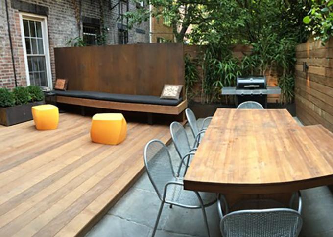 Un jardin de inspiration conçoit - la terrasse du Decking