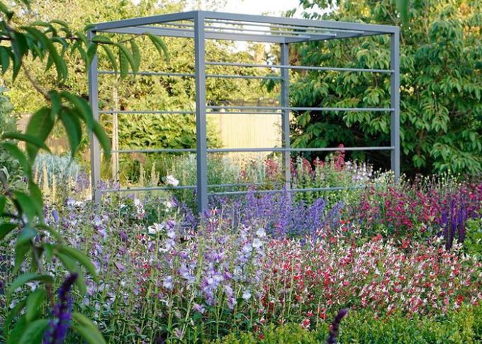 Pergolas extérieures de belvédère de jardin