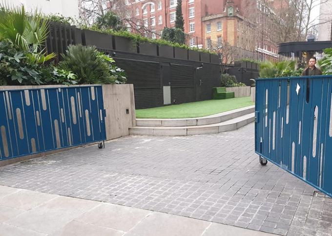 Portes en acier d'écran de Corten