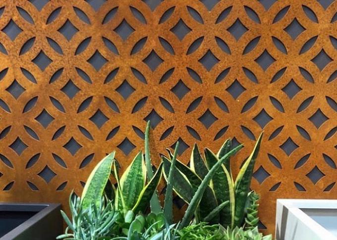 Écran en acier de rouille de Corten de nouvelle conception