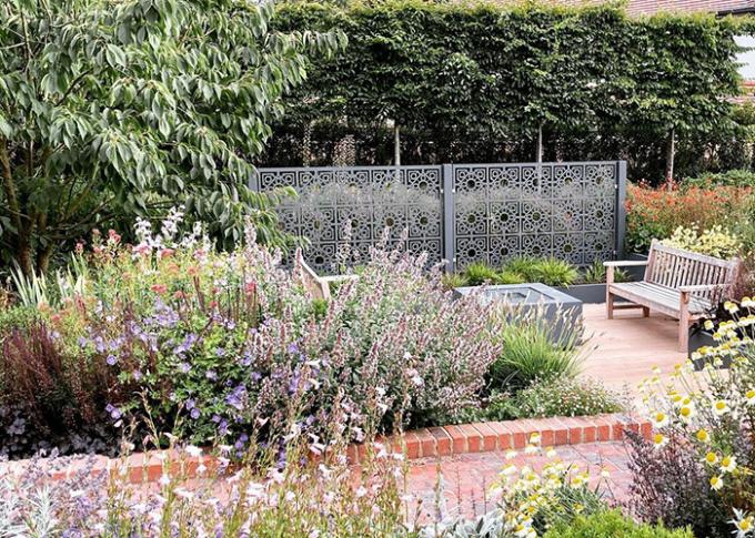 Panneaux extérieurs décoratifs de jardin de personnalisation