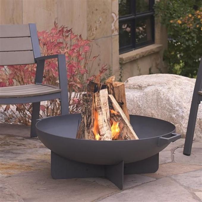 Meubles en acier extérieurs de Pit Table Garden Corten Firepit du feu de Corten