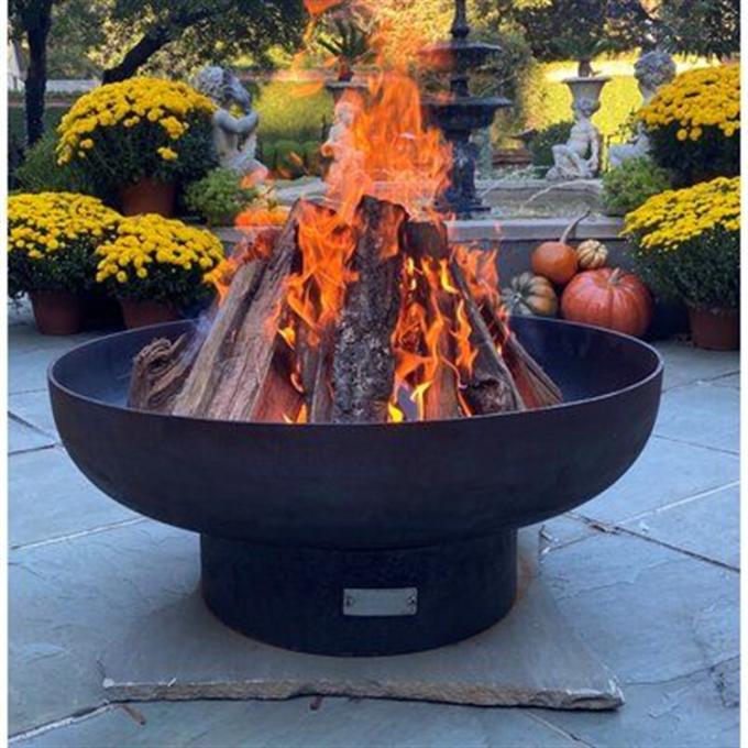 Grand puits du feu de brasero de feu en métal résistant extérieur de jardin