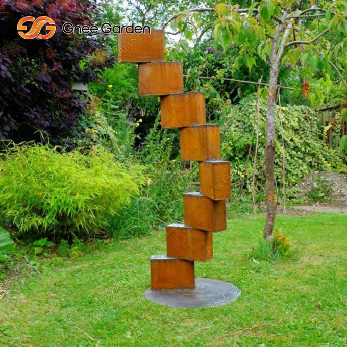 Grand art en acier moderne extérieur de sculpture en Corten de nouvelle conception