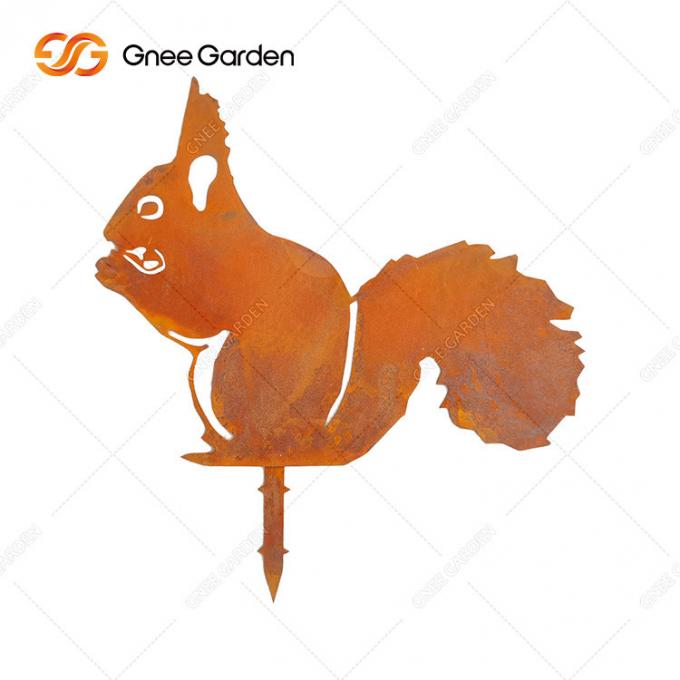 L'acier de Corten ornemente la statue en acier de Corten pour la décoration de jardin