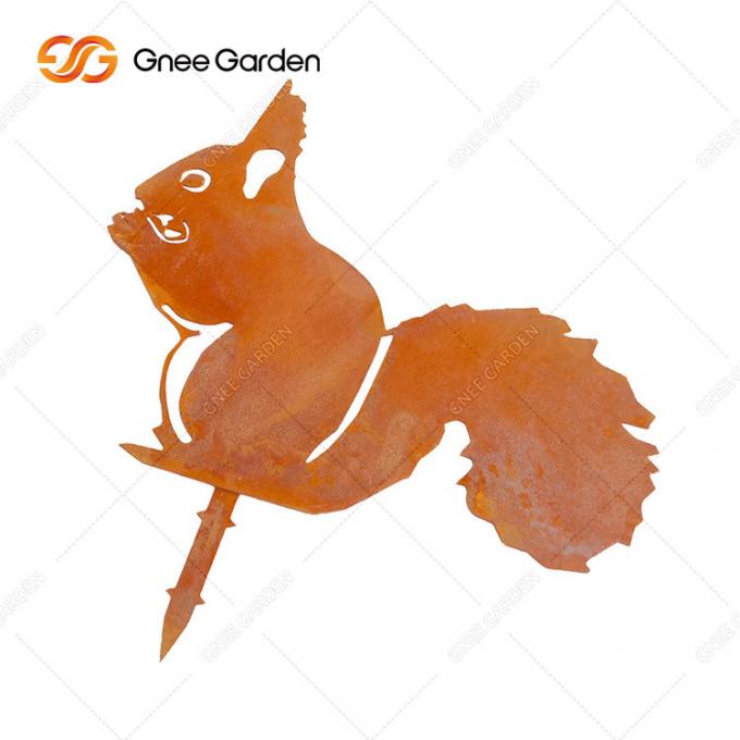 L'acier de Corten ornemente la statue en acier de Corten pour la décoration de jardin