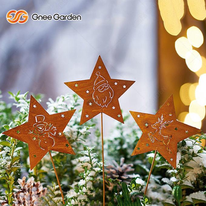 Grande sculpture de haute qualité en métal de jardin de Rusty Art Craft Corten Steel Ornaments