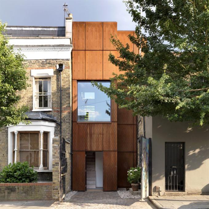 Panneau en acier en métal de Corten de revêtement de mur extérieur pour le décor