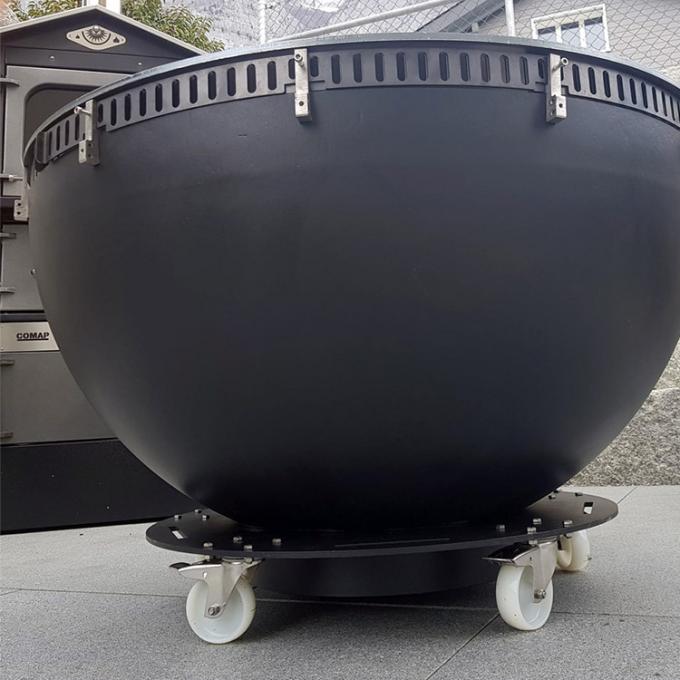 Magasin classique en acier de rondin de Corten Ring Bbq Fire Pit With pour le jardin extérieur