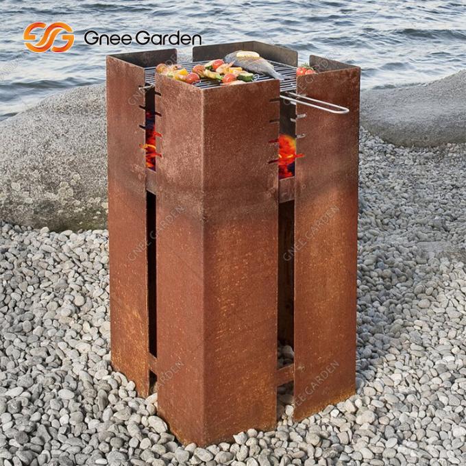 Grils en acier de BARBECUE de Corten : La tendance la plus récente dans la cuisson d'arrière-cour