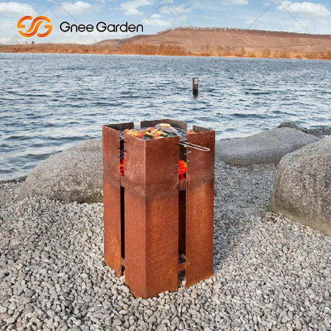 Grils en acier de BARBECUE de Corten : La tendance la plus récente dans la cuisson d'arrière-cour