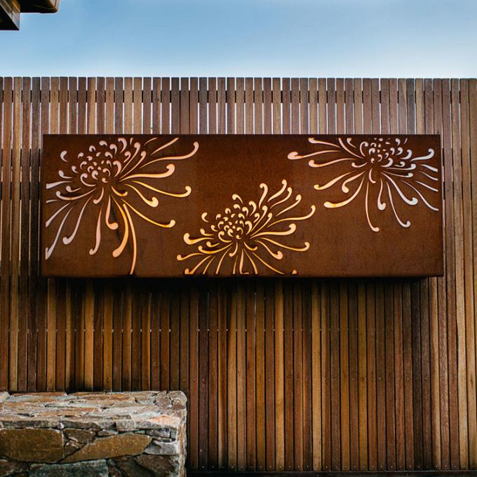 Écran en acier de Corten