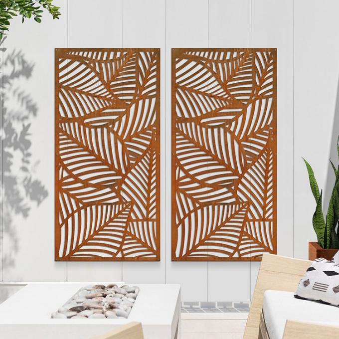 Décoration à la maison d'écran en acier de diviseur de Corten