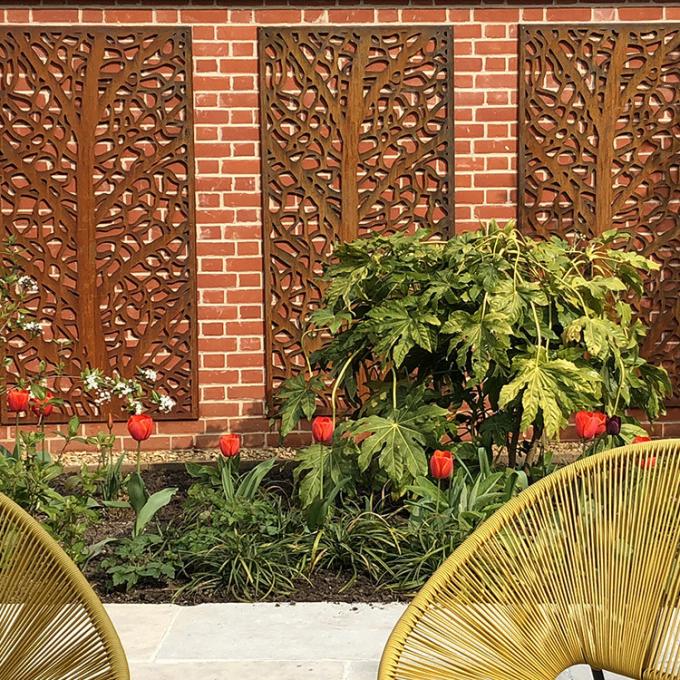 Coutume extérieure de décor d'écran en acier de Corten