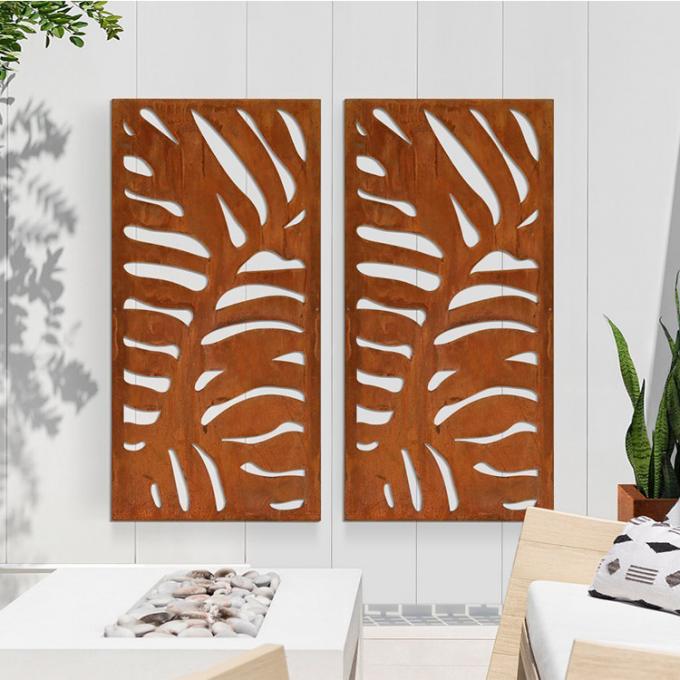 Décoration à la maison d'écran en acier de diviseur de Corten