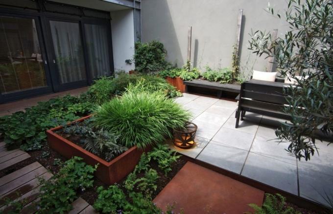 Lit augmenté galvanisé rectangulaire de jardin en métal extérieur en gros de ferme pour le planteur végétal de fleur