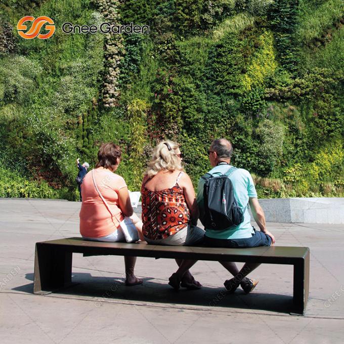 Mobilier métallique extérieur de banc moderne de Corten pour les espaces publics et les terrasses modernes