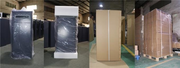 Armoire-emballage en acier rustique en acier dénommant géométrique moderne contemporain de Corten de boîte de lettre de Corten