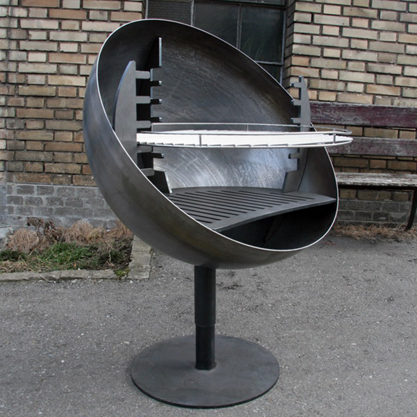 La cuisson extérieure grille le grand gril en acier extérieur de BARBECUE de Pit Fire Bowl du feu de Corten