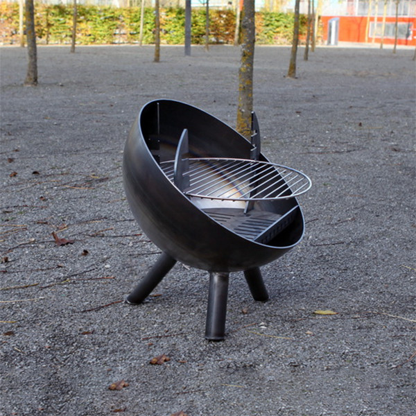 La cuisson extérieure grille le bois brûlant le barbecue en acier de Pit Barbecue Grill Charcoal Corten du feu extérieur de barbecue en métal de Corten