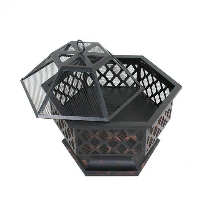 Puits brûlant en bois extérieur du feu de Pit Outdoor Garden Decoration Portable du feu en acier