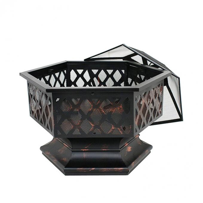 Puits brûlant en bois extérieur du feu de Pit Outdoor Garden Decoration Portable du feu en acier