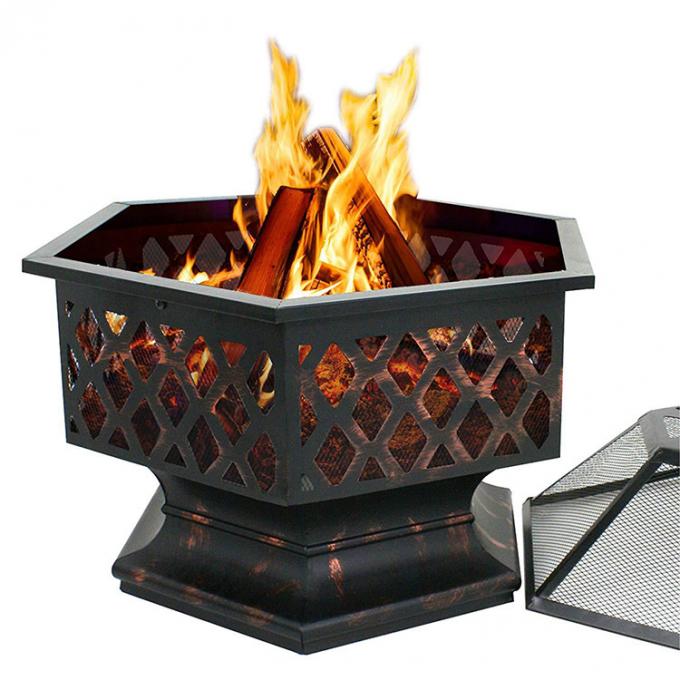 Puits brûlant en bois extérieur du feu de Pit Outdoor Garden Decoration Portable du feu en acier