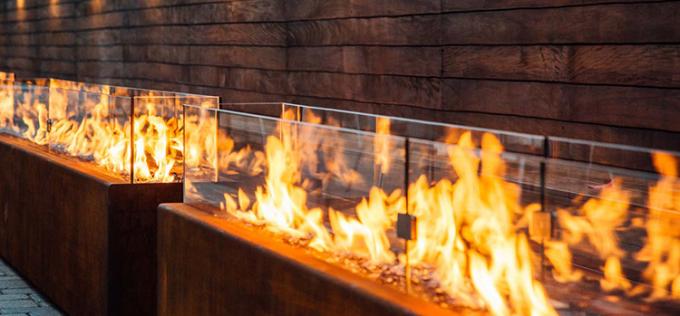 Acier campant extérieur Firepit de Pit Large Bonfire Wood Stove Corten du feu