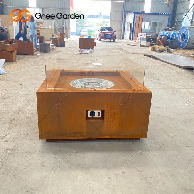 Le feu en acier de dessus de Tableau pique le patio extérieur Heater Corten Steel Firepit