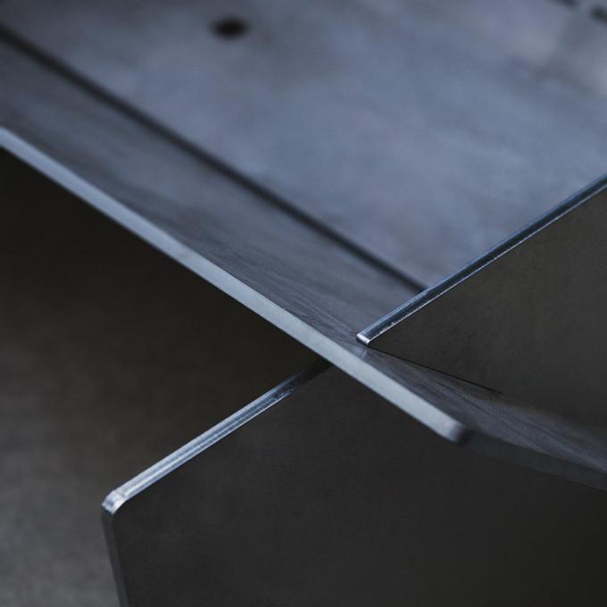 Puits rouillé naturel du feu de chauffage extérieur en acier détachable de Corten Firepit GN-FP-333