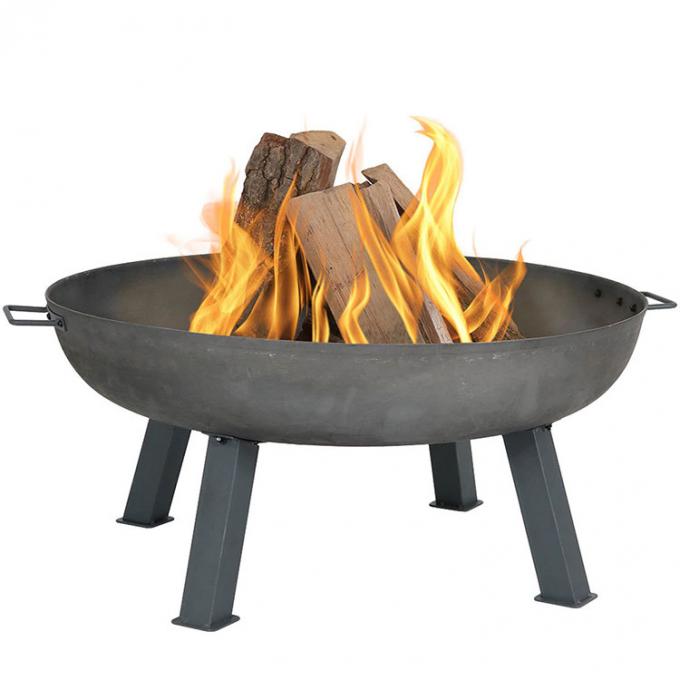  Cuvette de feu extérieure ronde en acier de Pit Morden Black Garden Corten du feu en acier