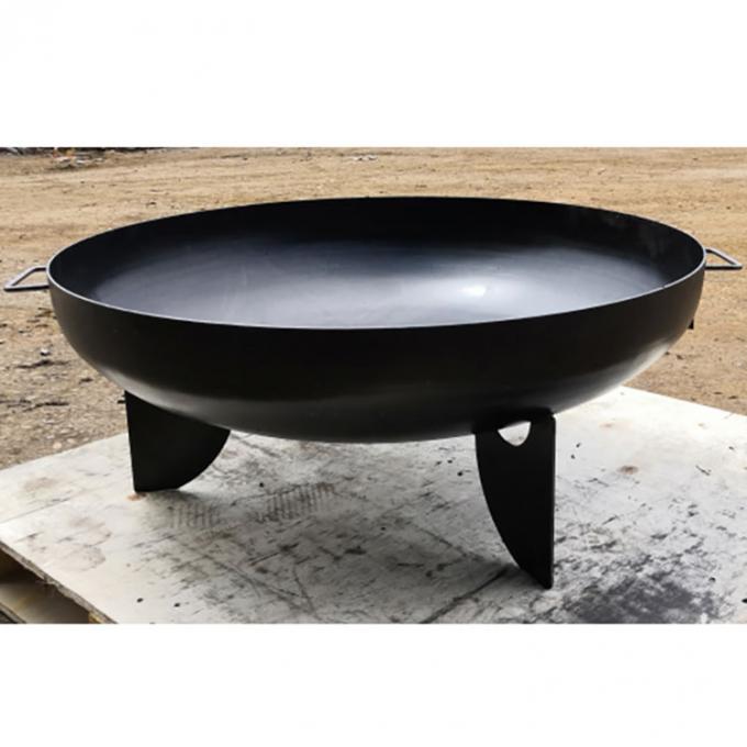  Cuvette de feu extérieure ronde en acier de Pit Morden Black Garden Corten du feu en acier