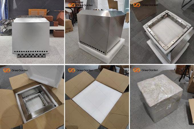 Nouveau bois de conception brûlant le puits sans fumée extérieur du feu d'acier inoxydable de Firepits