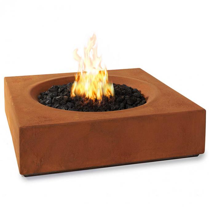 Puits en acier du feu de Corten de patio de cheminée extérieure extérieure de Heater Portable Wood Burning 60-150cm