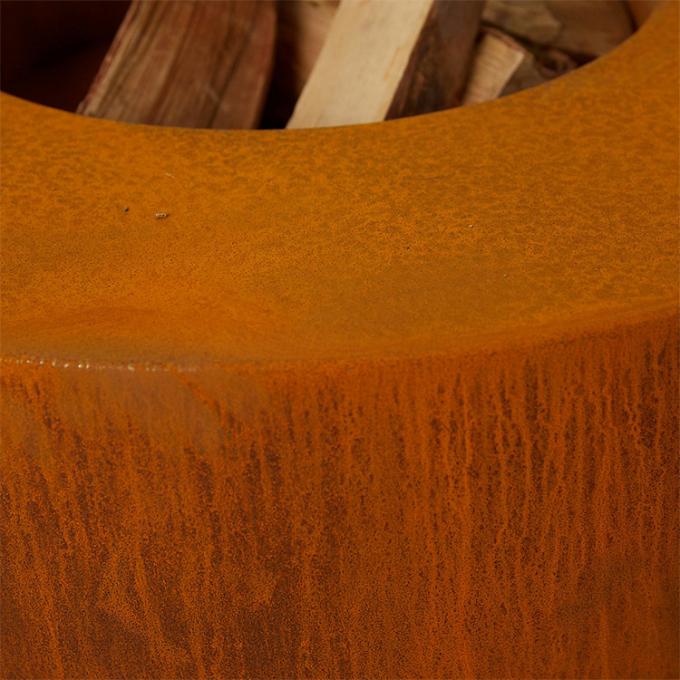 Épaisseur distinctive Heater Corten Steel Fire Pit de Rusty Metal 2mm d'acier de Corten pour le feu extérieur Pit Bowl