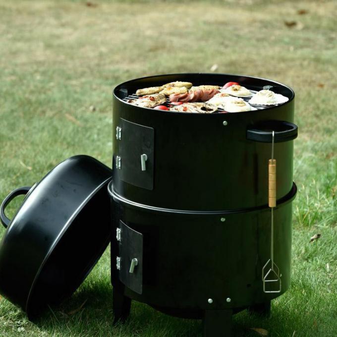 Le charbon de bois de haute qualité personnalisable d'arrière-cour a alimenté survivre au gril extérieur en acier
