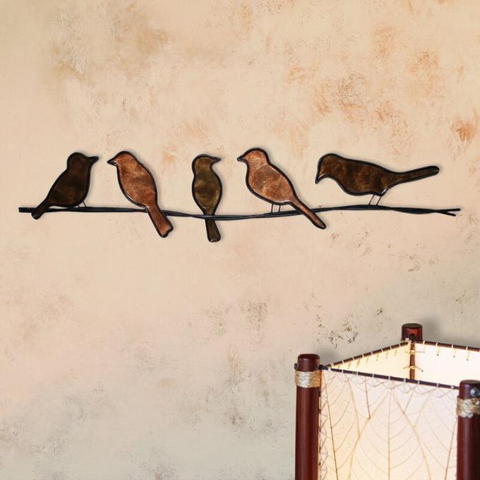 Mur adapté aux besoins du client par usine Art Decor en métal d'OEM Logo Wall Mount Modern Design
